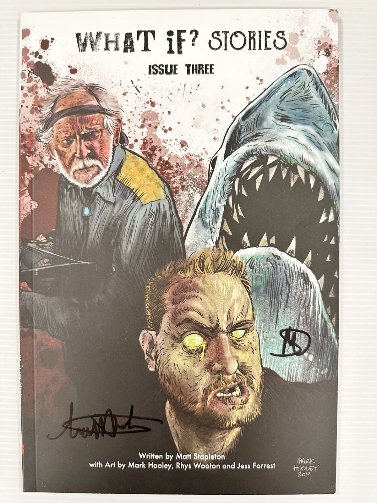 What if? Stories Kickstarter Graphic Novels #1-3 Zombie Signed Matt Stapleton +5