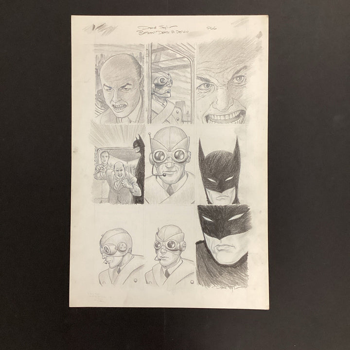Dave Taylor Original Artwork for DC's Batman: Death by Design page 53 20120