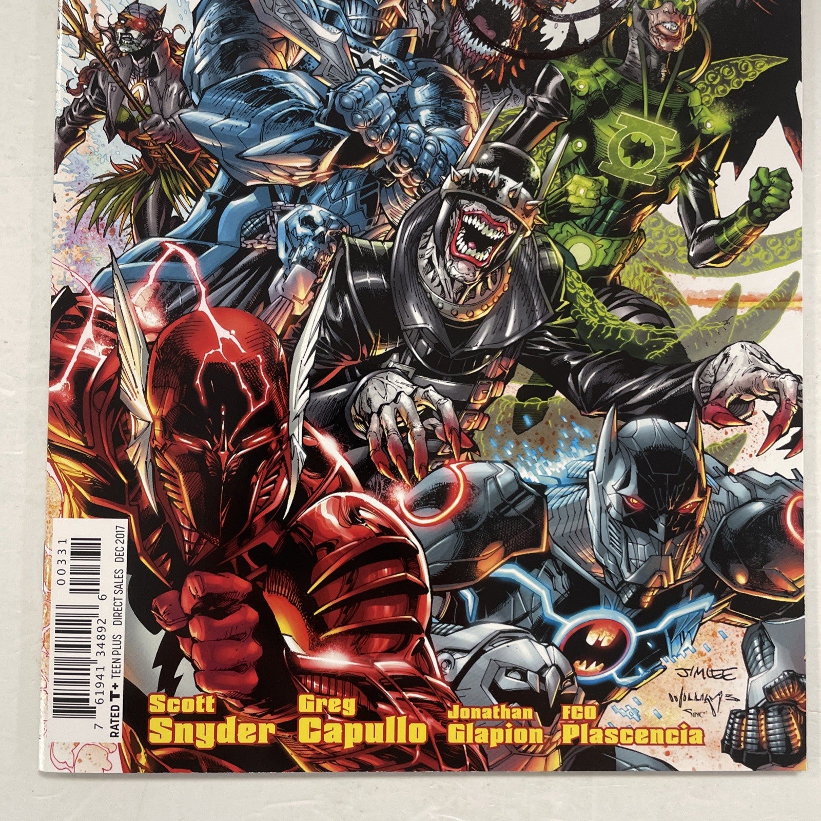 Dark Knights Metal  #3 2017 NM Jim Lee Variant Signed Scott Snyder2
