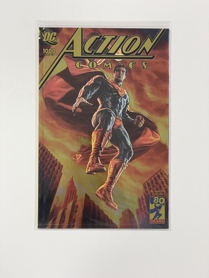 DC Action Comics #1000 2017 NM Foil variant Lee Bermejo