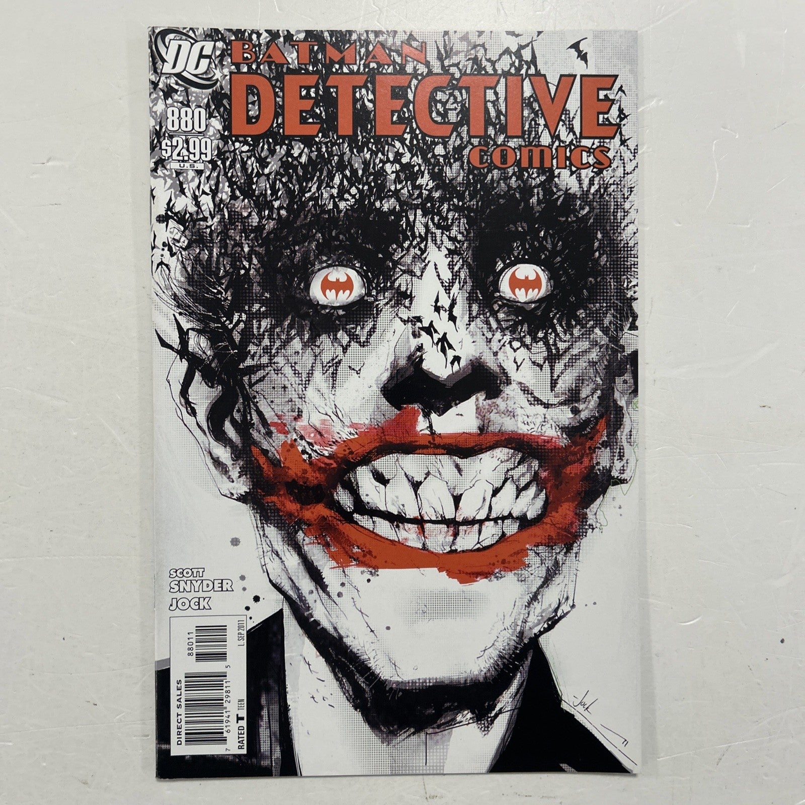 Detective Comics #880 2011 VF+ Classic Joker Cover by Jock0