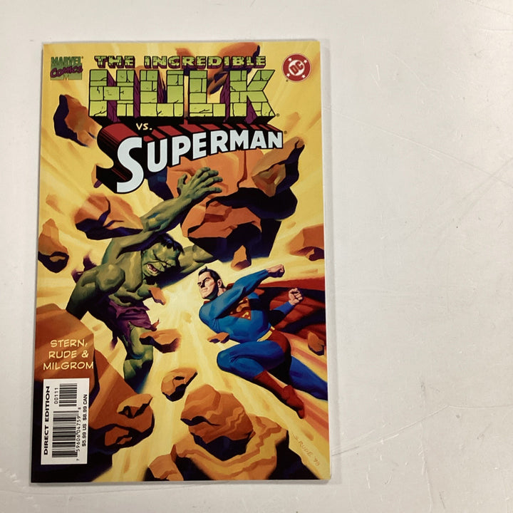 The Incredible Hulk Vs Superman 1999 NM TPB Steve Rude Cover0