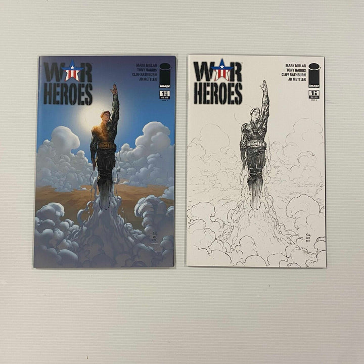 War Heroes #1 2008 NM Marc Silvestri Colour and Sketch Variants