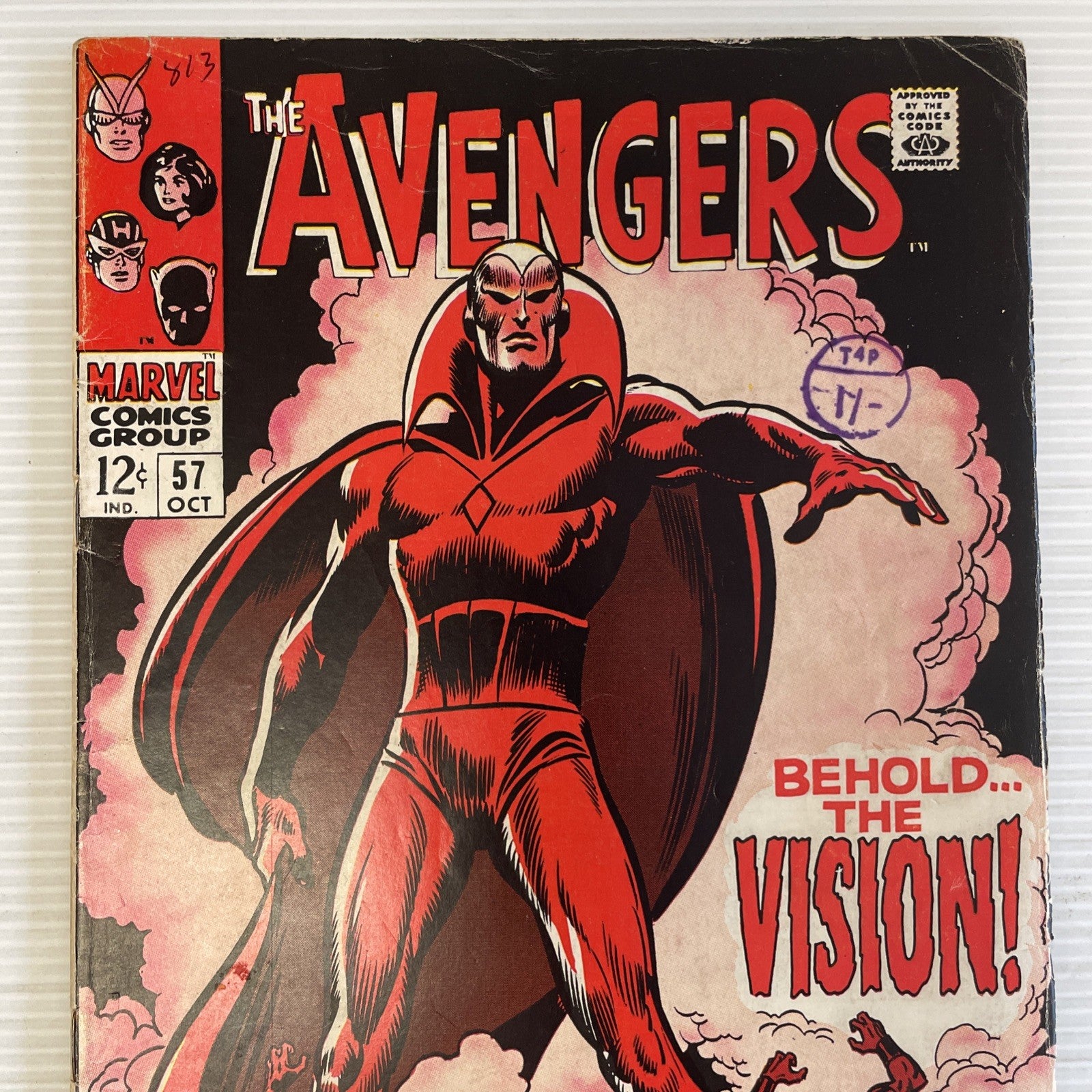 Avengers #57 1968 VG 1st Appearance of the Vision *See Description1