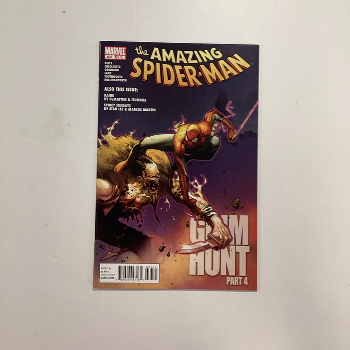 Amazing Spider-man #637 2010 NM Copiel Variant "Death" Of Madame Web0