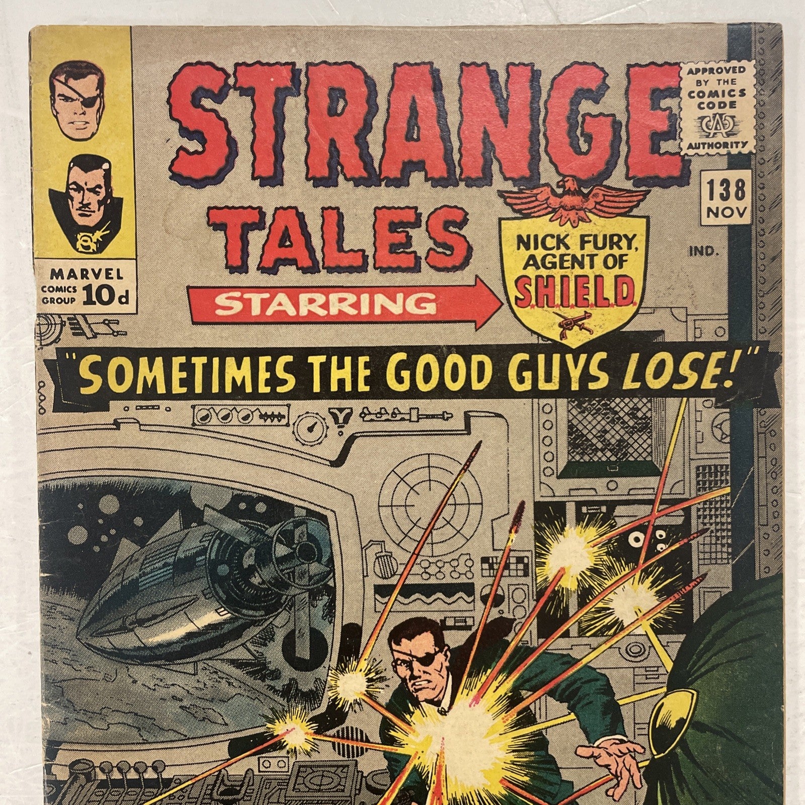 Strange Tales #138 1965  VG 1st Appearance of Eternity Pence Copy *See Descrip1