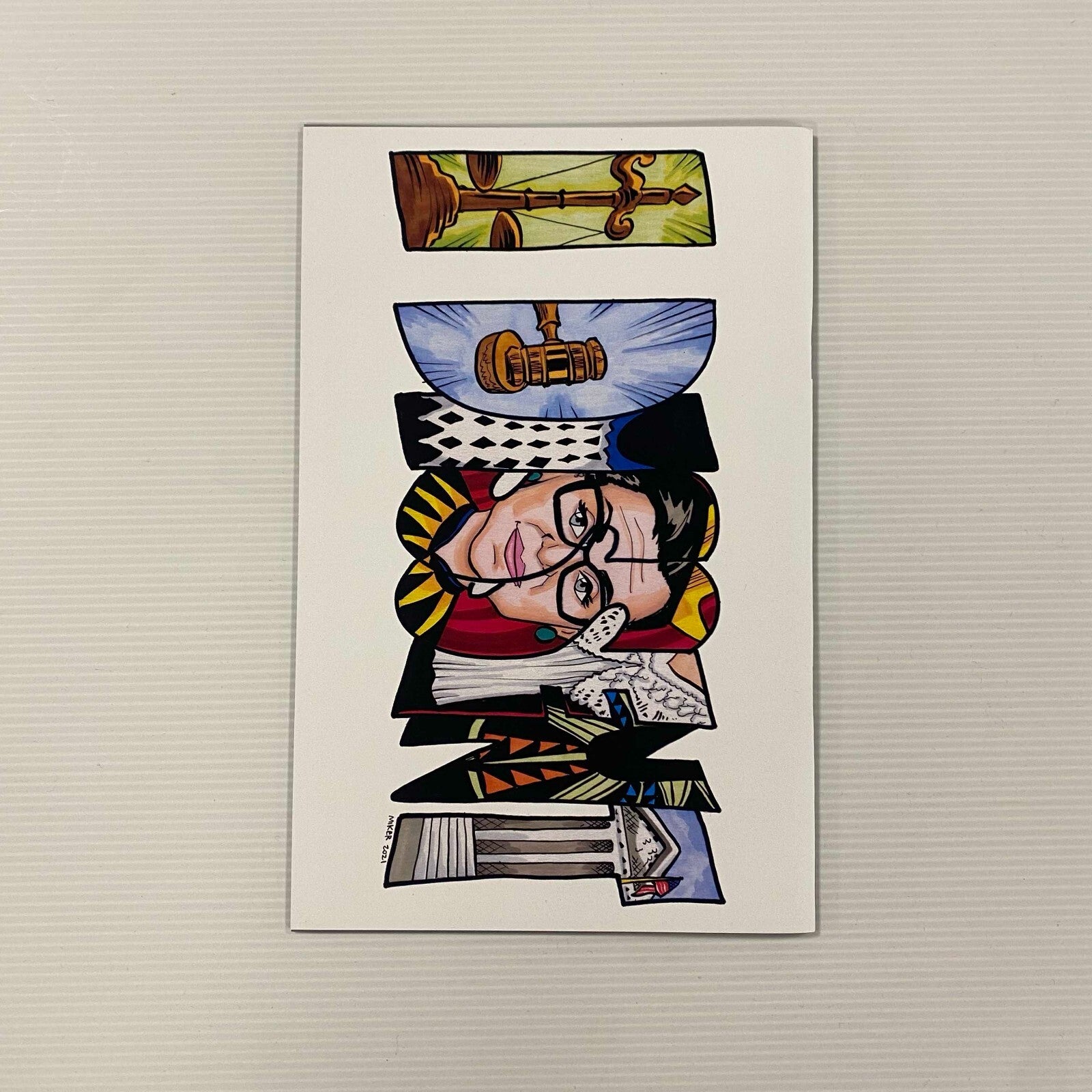 I Dissent 2021 NM Ruth Bader Ginsburg Cow-abunga Virgin Cover 150 Copies3