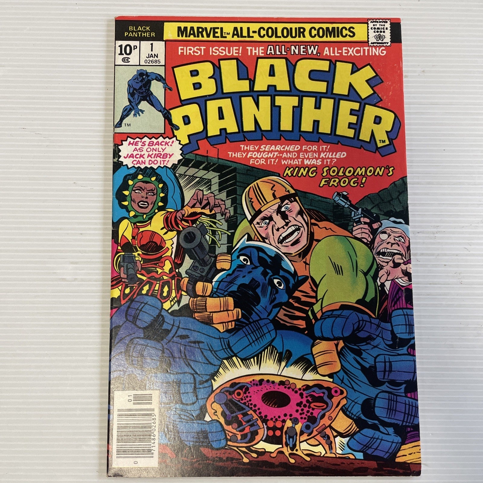 Black Panther #1 1977 FN Pence Copy 1st in own title0