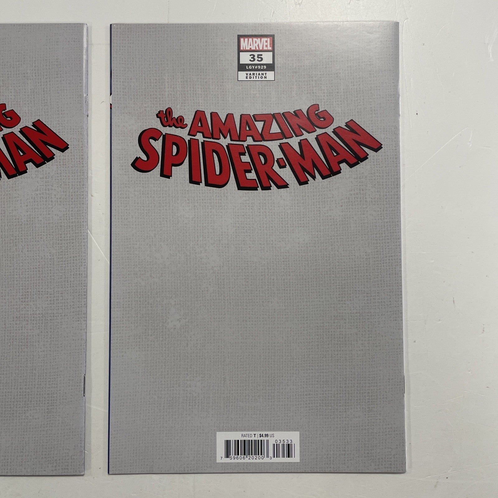 Amazing Spider-Man #35 2023 NM David Finch Trade Virgin Sketch Variant Set8