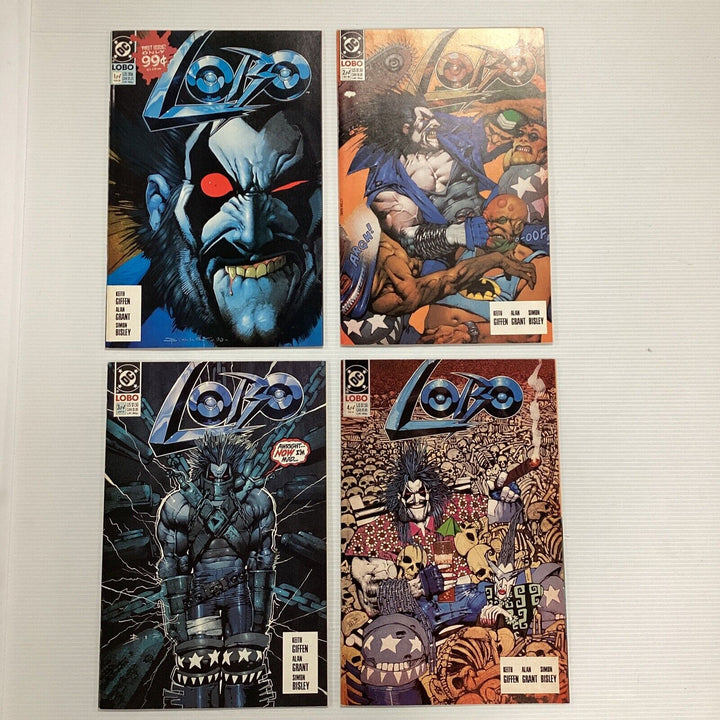 Lobo #1-4 1990 VF Complete 1st Solo Mini-series **See Description