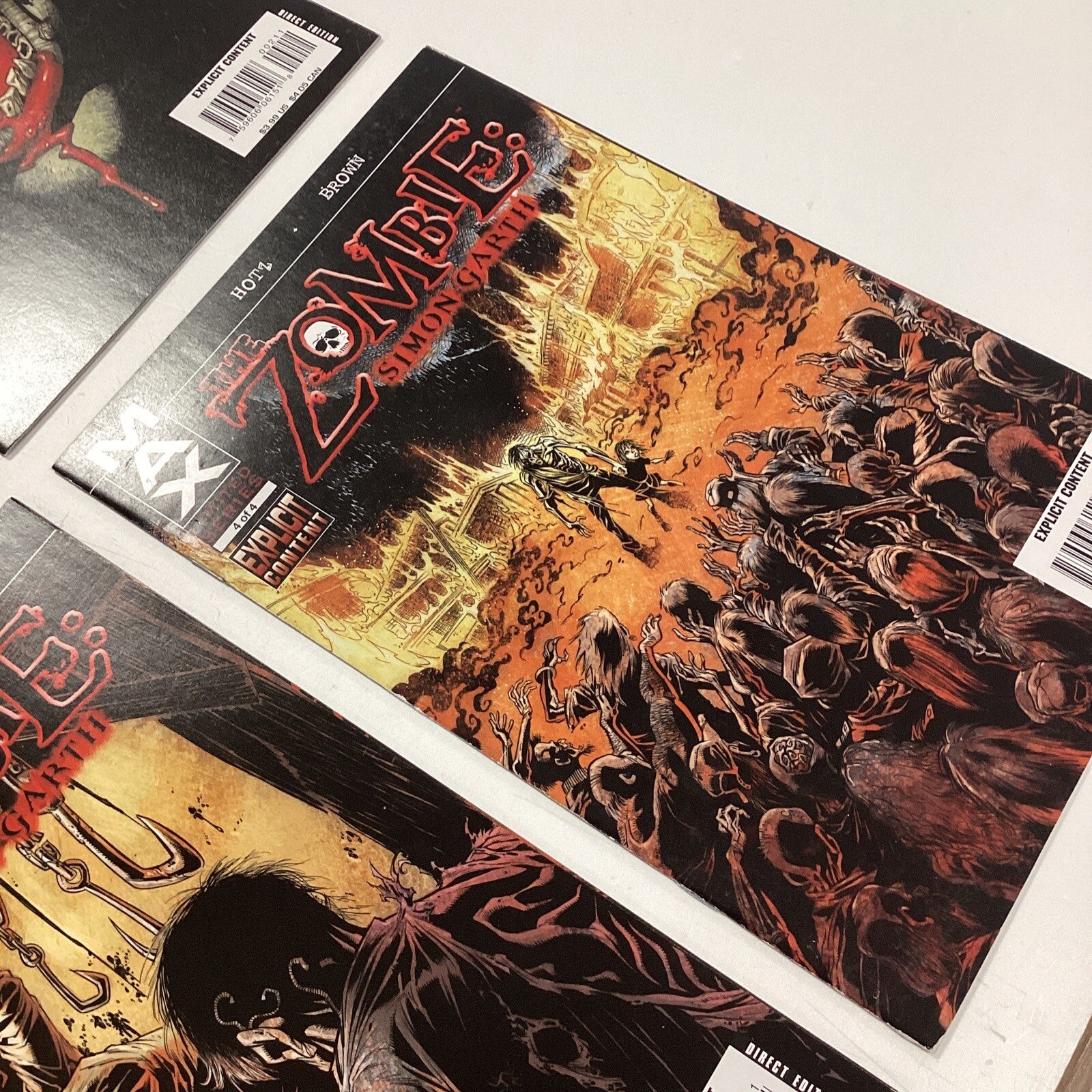 The Zombie #1-4 2008 VF/NM  Complete Set Marvel Max Comics)8