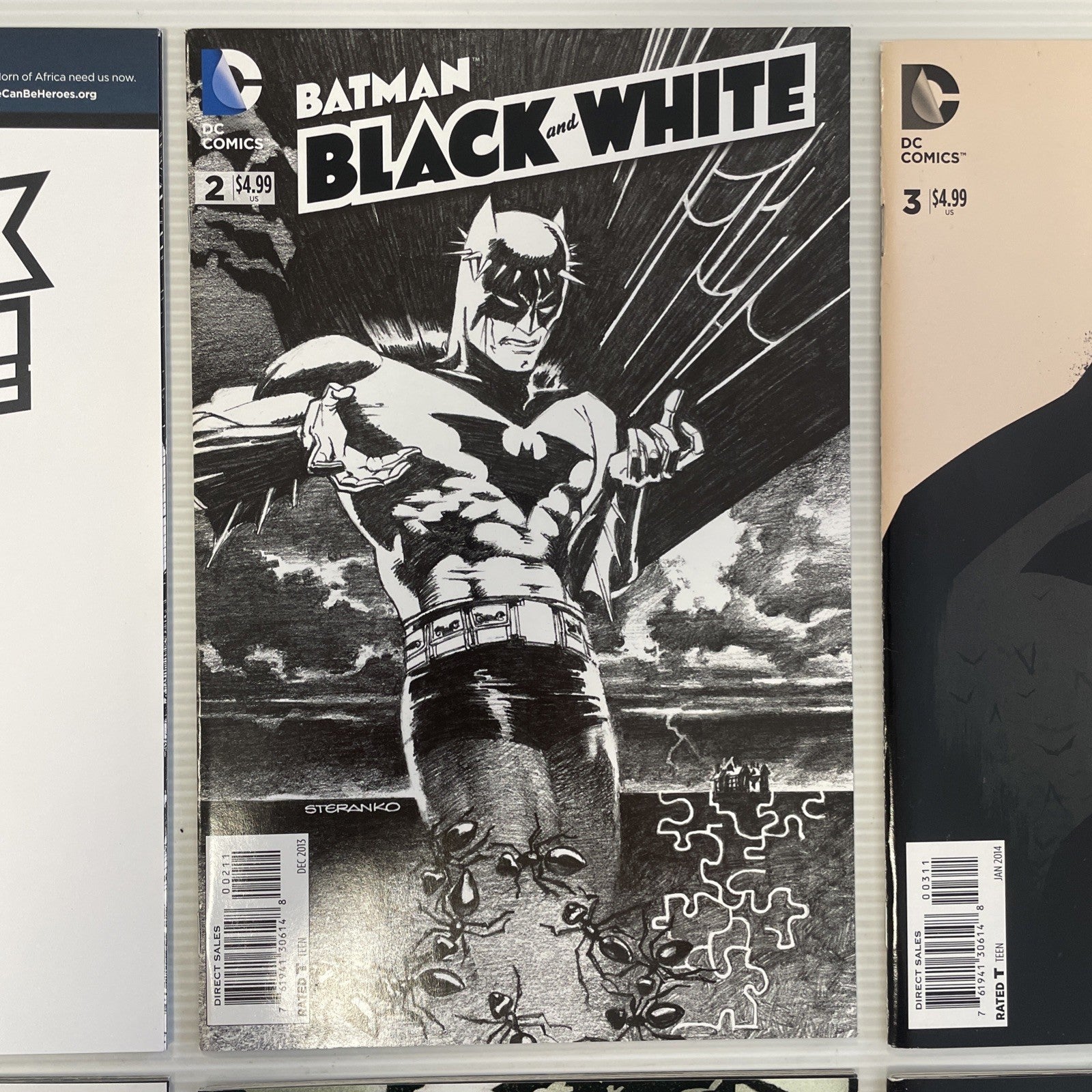 Batman Black & White #1-6 2020 NM Complete Set **#1 blank/sketch variant2