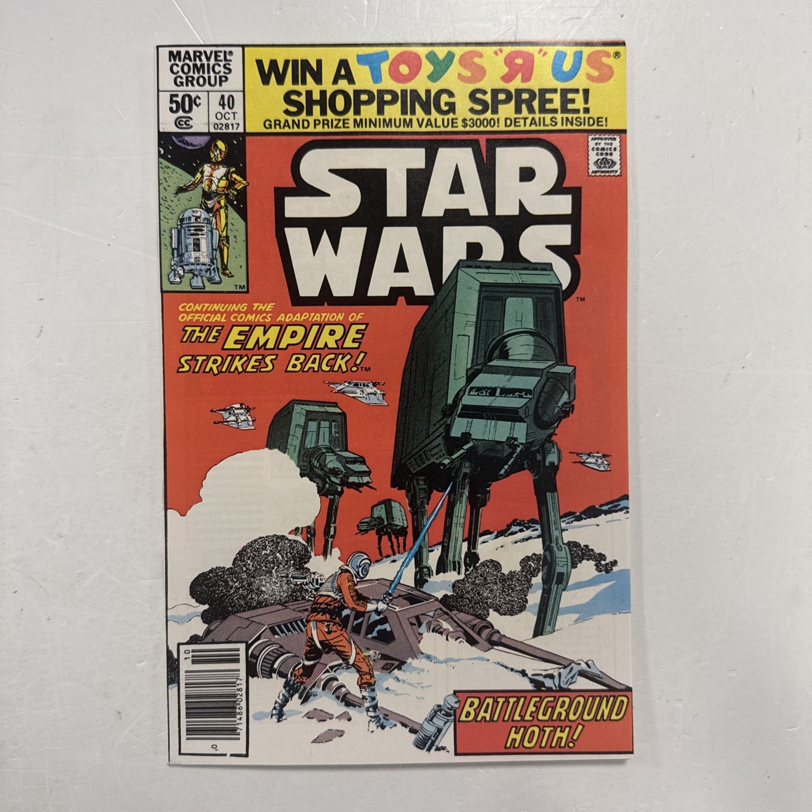 Star Wars #40 1980 VF/NM Newsstand The Empire Strikes Back storyline Part 20