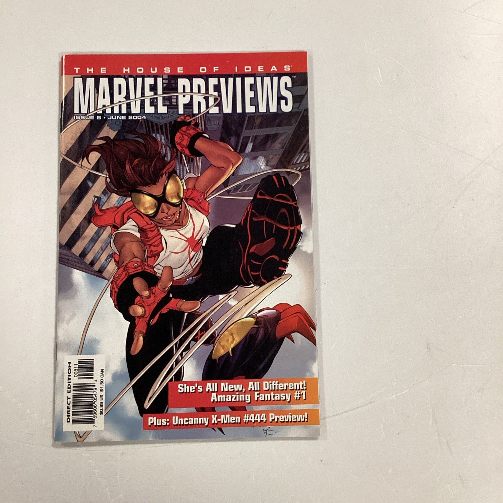 Marvel Previews #8 2004 VF+ 1st Arana Anya Corazon Spider-girl Cover0