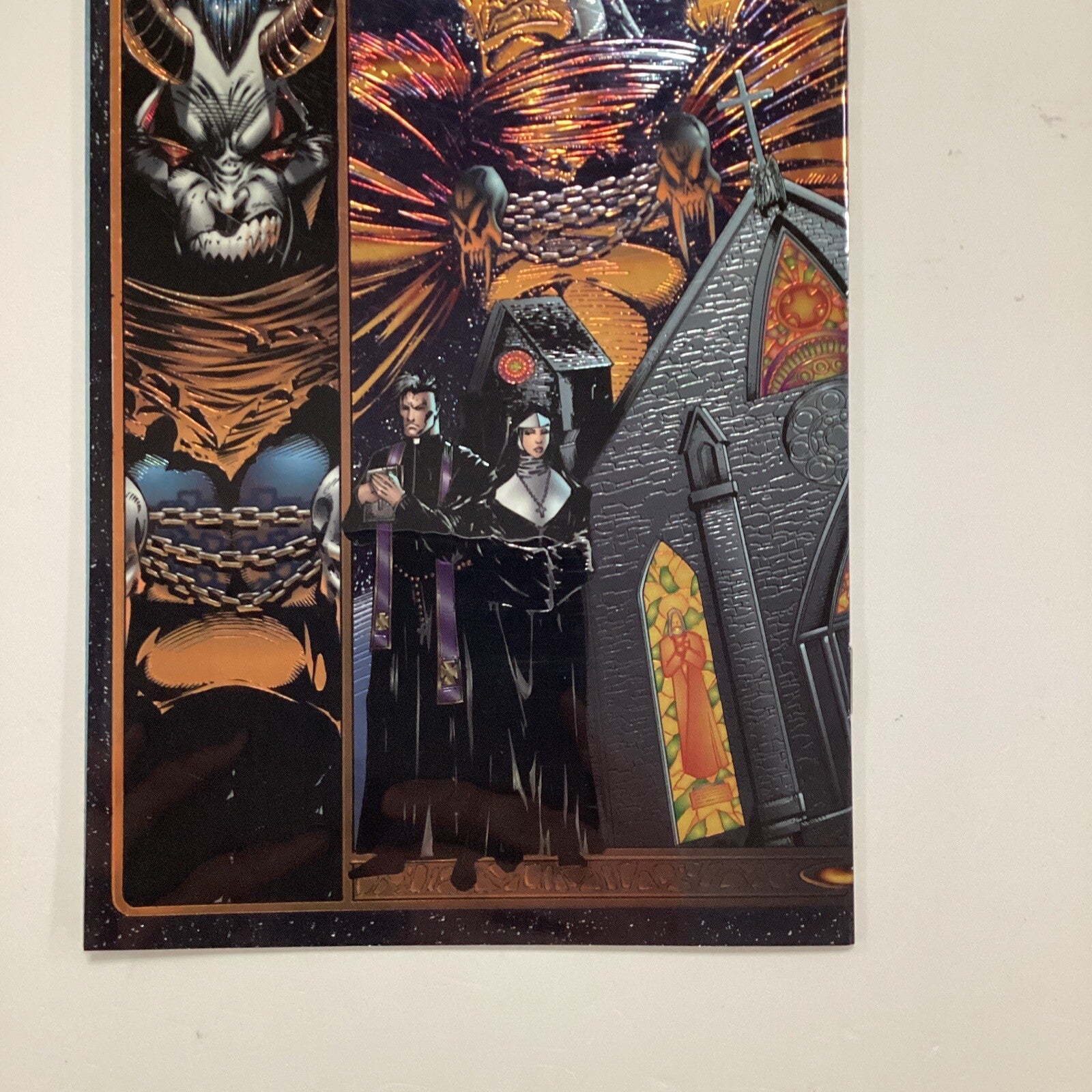Avengelyne #1 1995 NM Chromium Foil Cover Maximum Press8