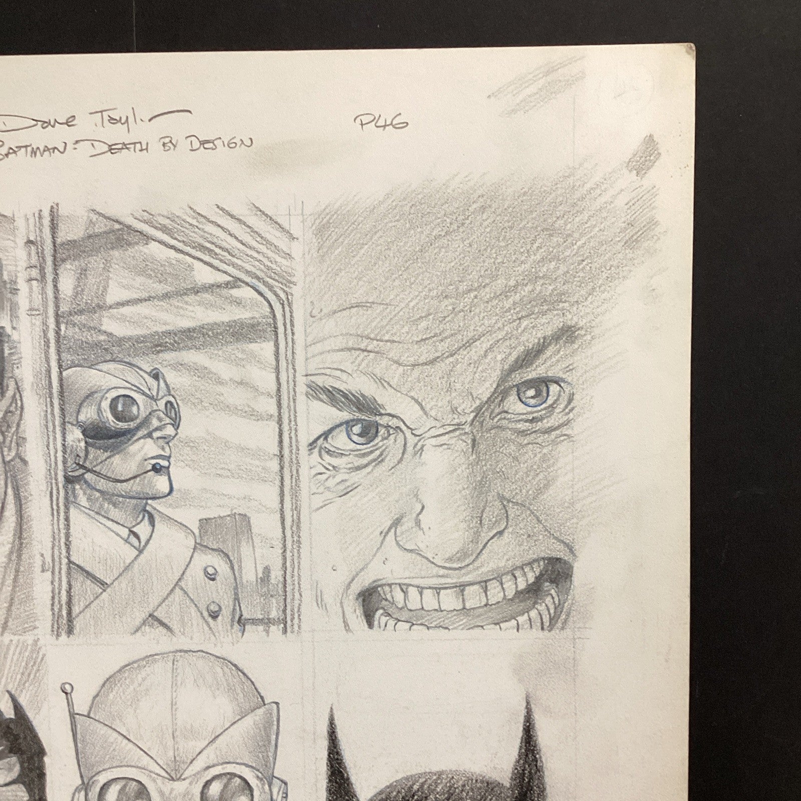 Dave Taylor Original Artwork for DC's Batman: Death by Design page 53 20124