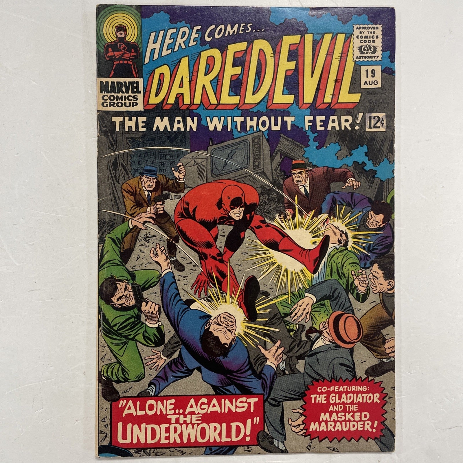 Daredevil #19 1966 VG/FN Pence Stamp0