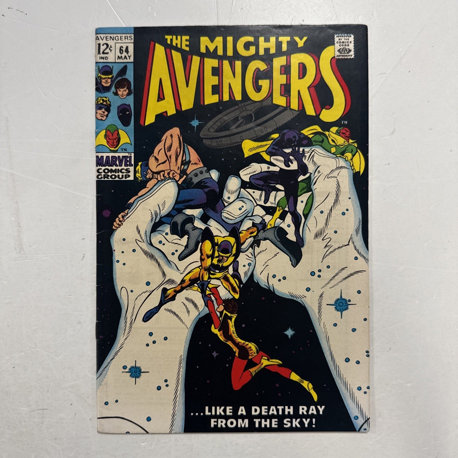 Avengers #64 1969 FN Pence Copy 1st Appearance of Barney Barton0