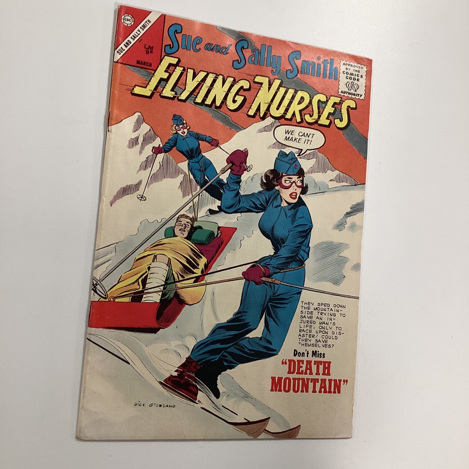 Sue and Sally Smith Flying Nurses 1962 #50 VG Pence copy **See Description3