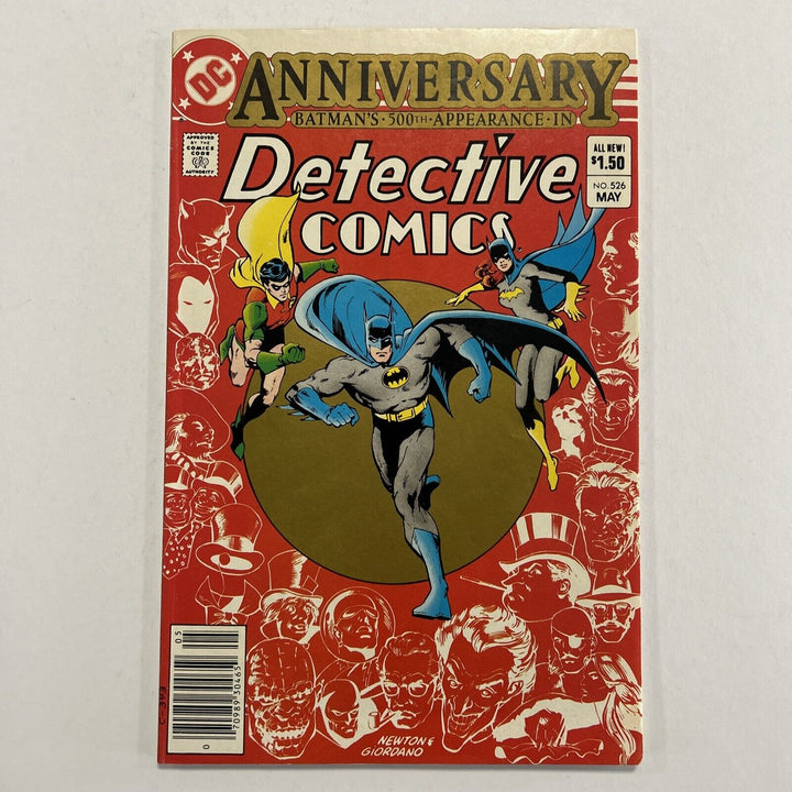 Detective Comics #526 1983 FN/VF 500th Batman appearance Newsstand