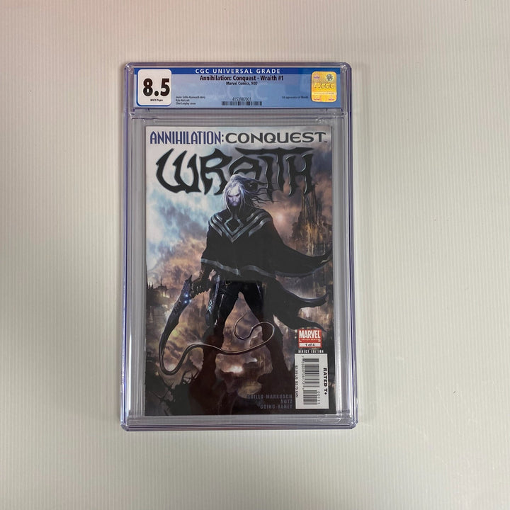 Marvel Annihilation: Conquest - Wraith #1 2007 8.5 CGC White Pages 1st Wraith0