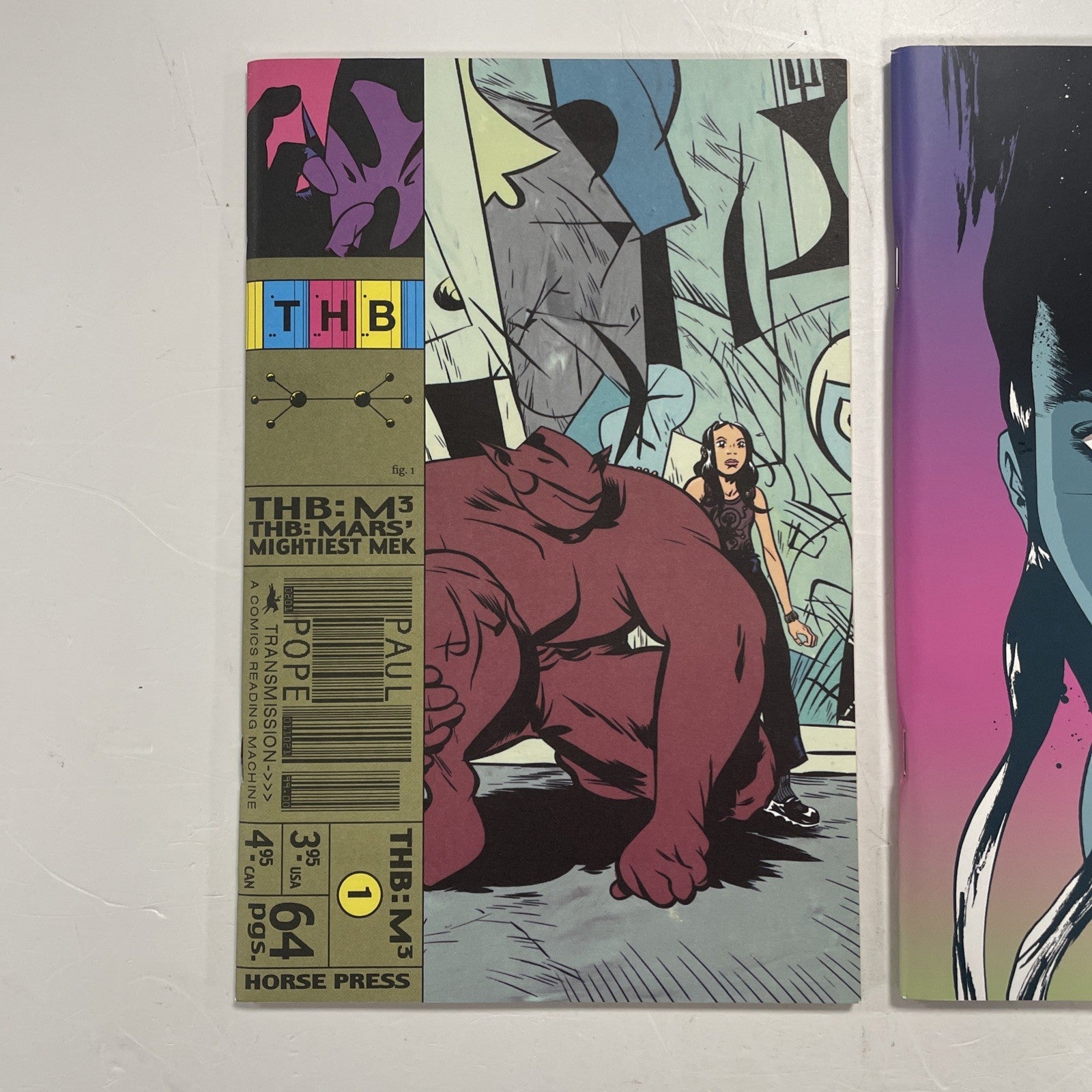 THB: M3 Mars Mightiest Mek & 6a, 6d Paul Pope 2000 Horse Press1