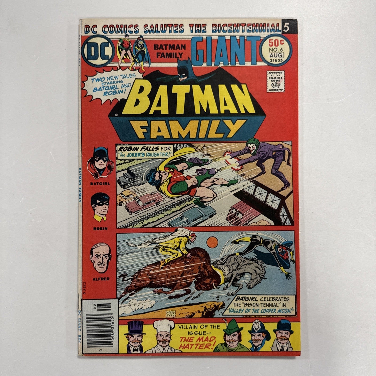 Batman Family Giant #6  1975 FN 1st Appearance of Joker's Daughter0