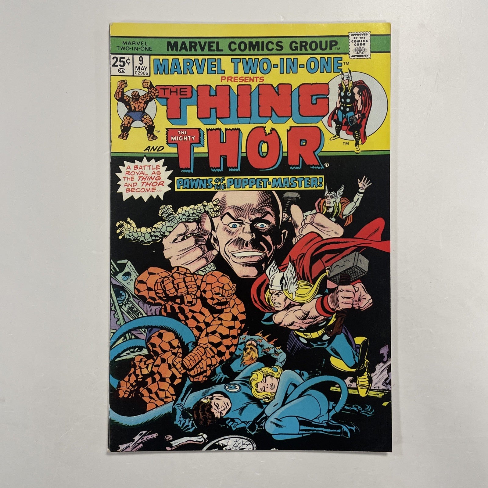 Marvel Two-In-One presents Thing and Thor #9 1975 VF0