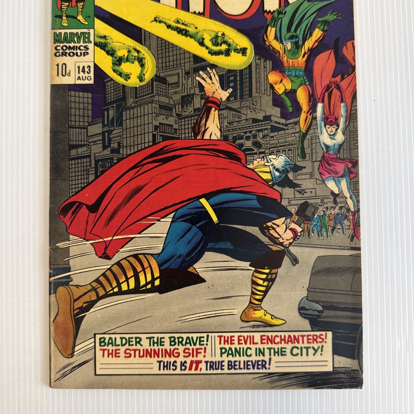 The Mighty Thor #143 1967 FN Pence Copy2