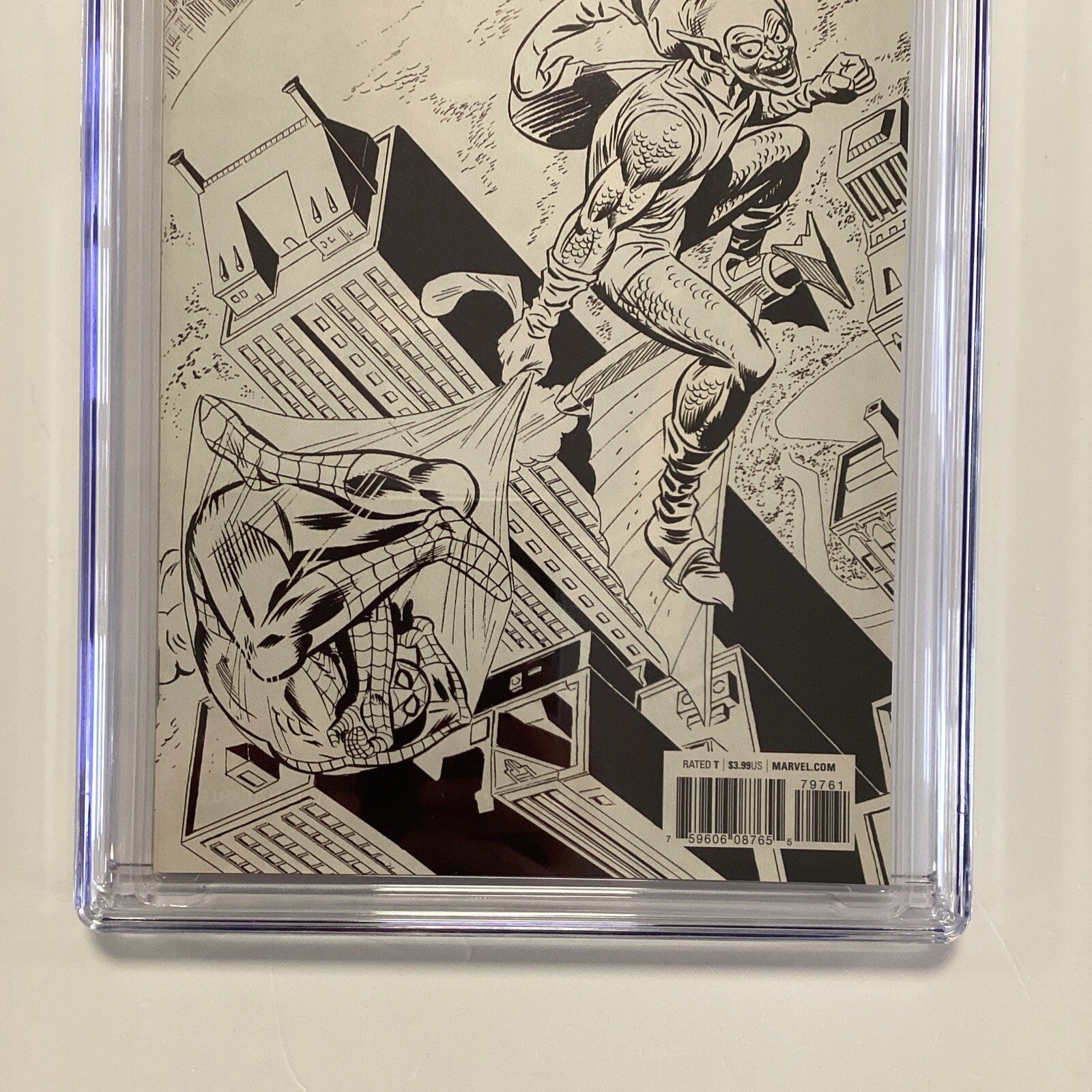 Amazing Spider-man #797 2018 CGC 9.8 White Pages Romita 1:1000 Sketch Variant2