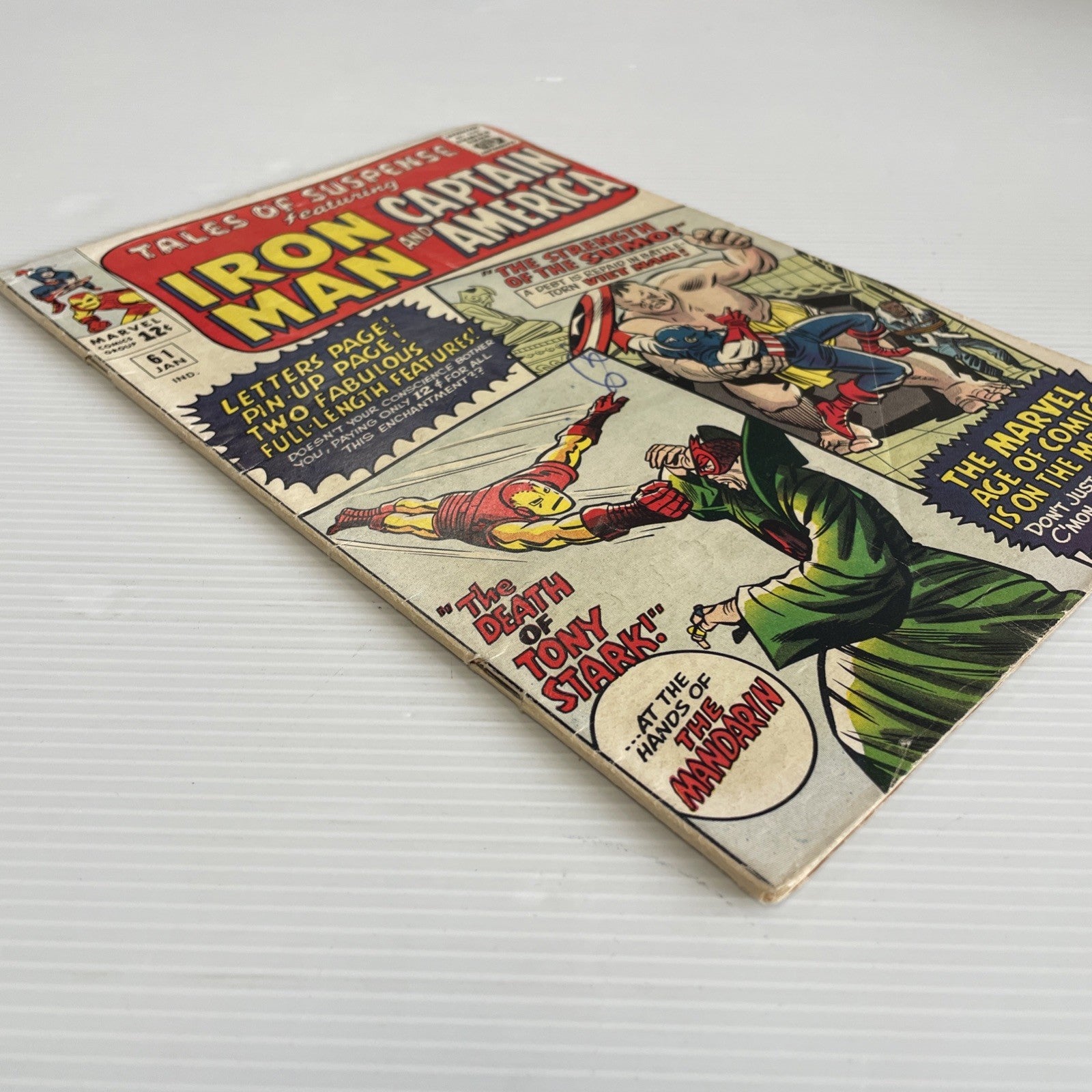 Tales of Suspense #61 1965 GD/VG **Pen on front cover, damage to rear cover3