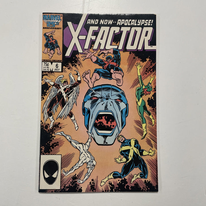 X-factor #6 1986 FN+ 1st Full Appearance of Apocalypse (3)0