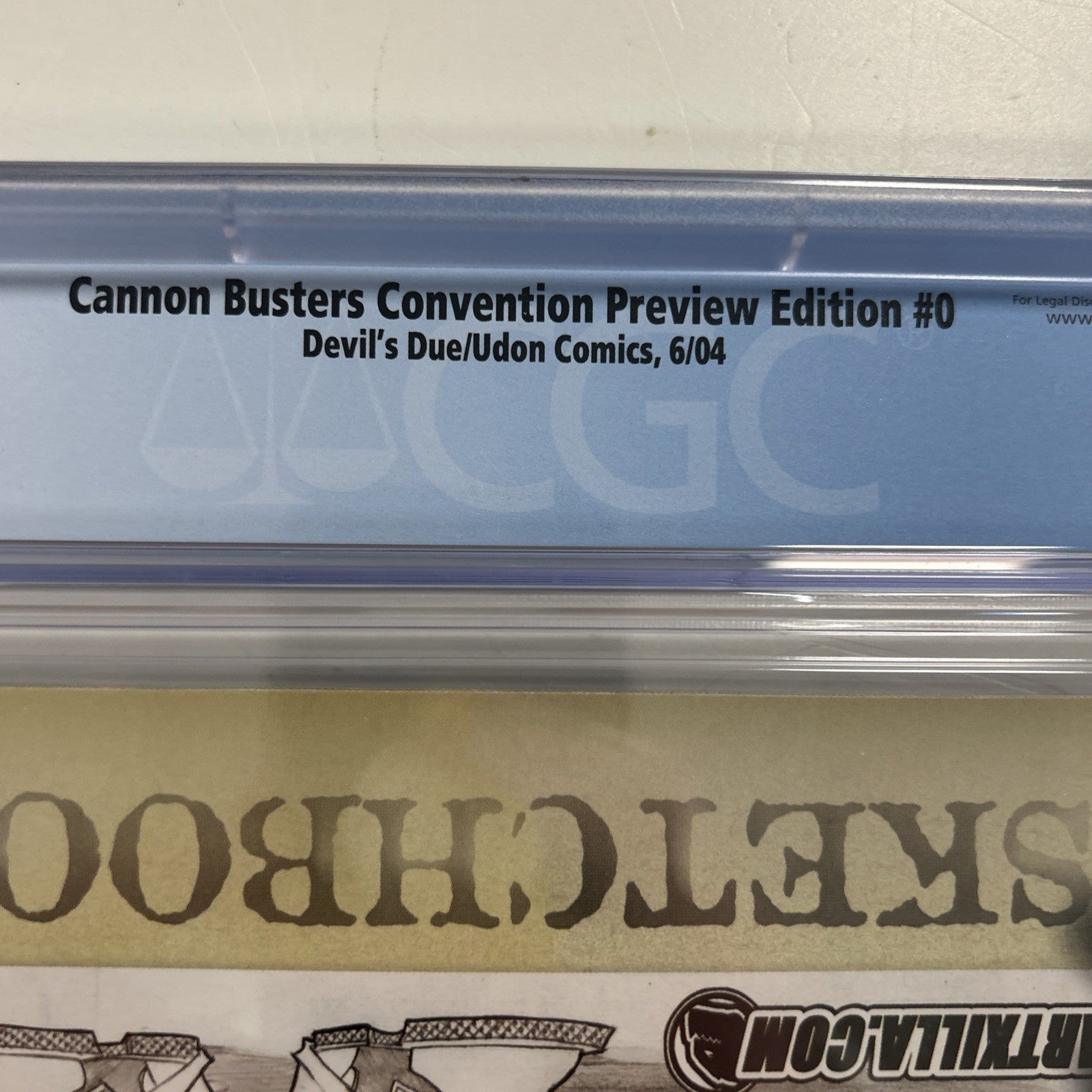 Cannon Busters #0 2004 CGC 9.6 San Diego Comic Con Exclusive Udon SDCC Netflix12