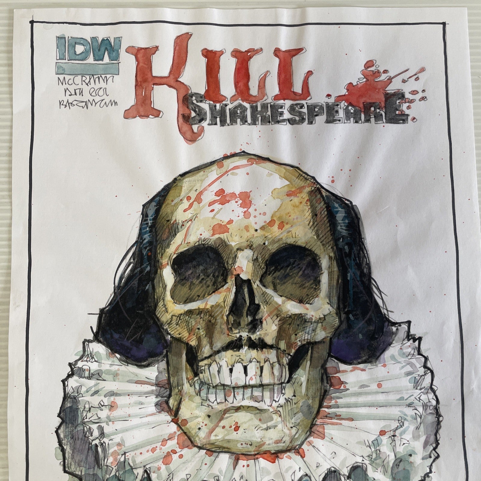 Original Artwork Concept Art based on Kill Shakespeare Sketch by Simon Davis (1)1