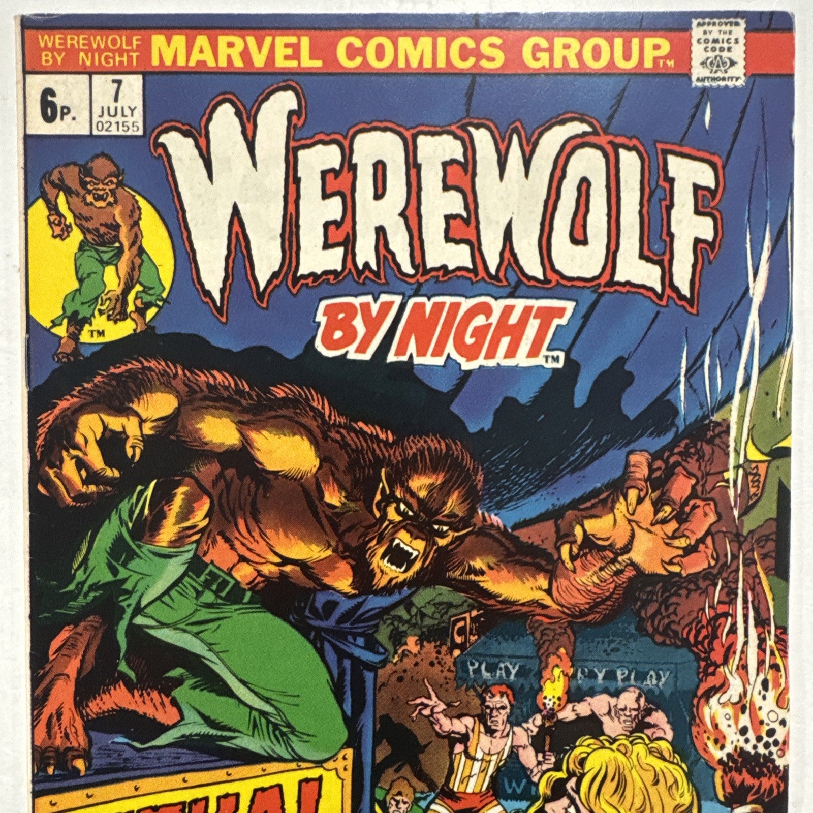 Werewolf by Night #7 1973 FN+ Pence Copy1