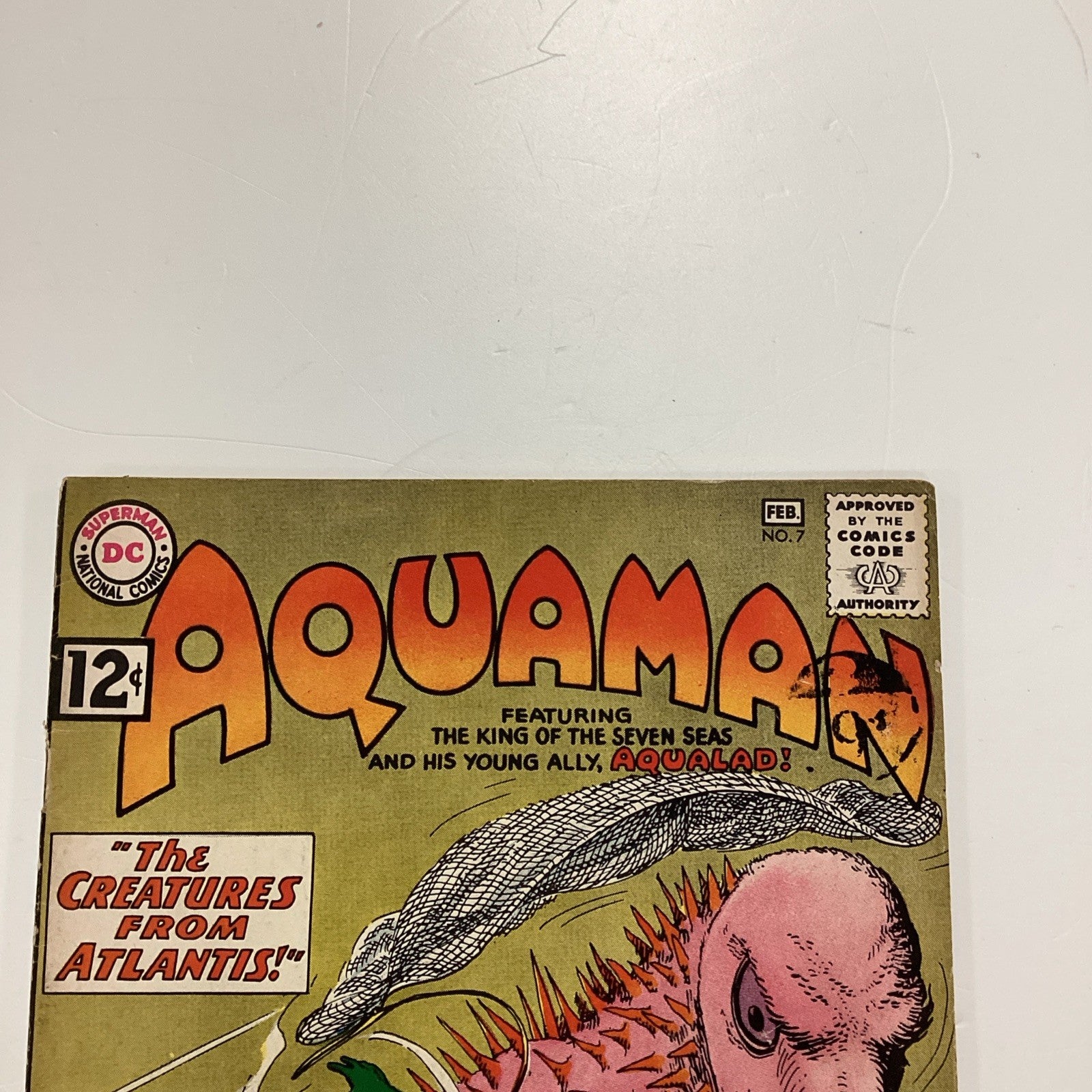 Aquaman #7 1963 VG+ Pence Stamp **Cover loose at bottom staple1