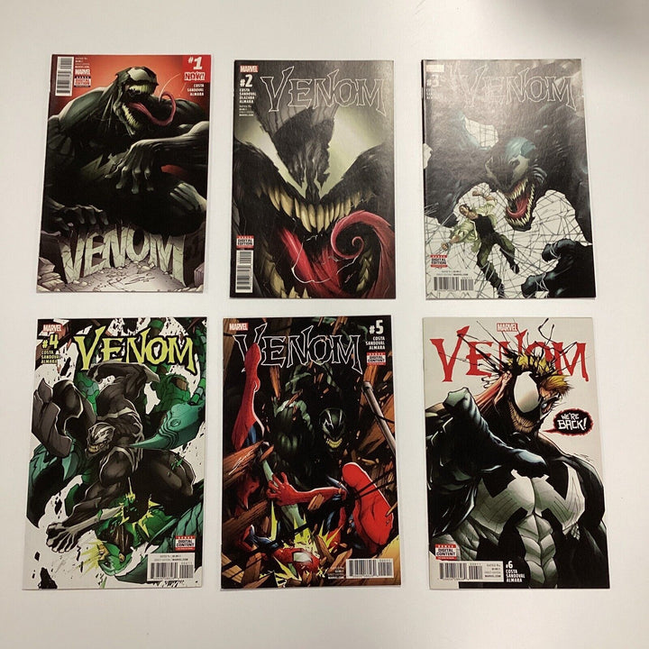 Venom #1-6 2016 Avg. VF to VF/NM