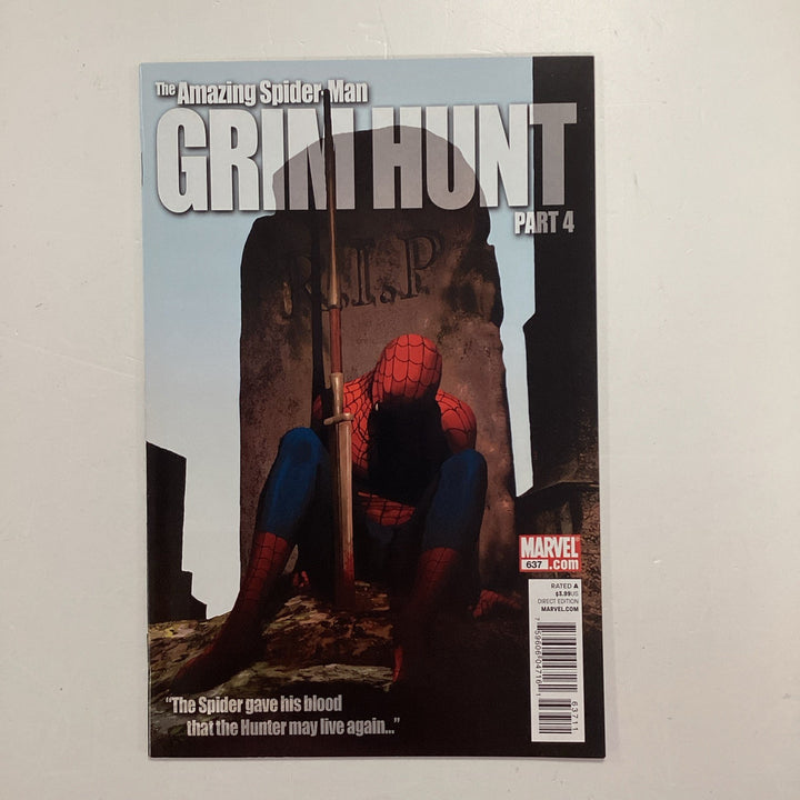 Amazing Spider-man #637 2010 NM Fyles Variant "Death" Of Madame Web0