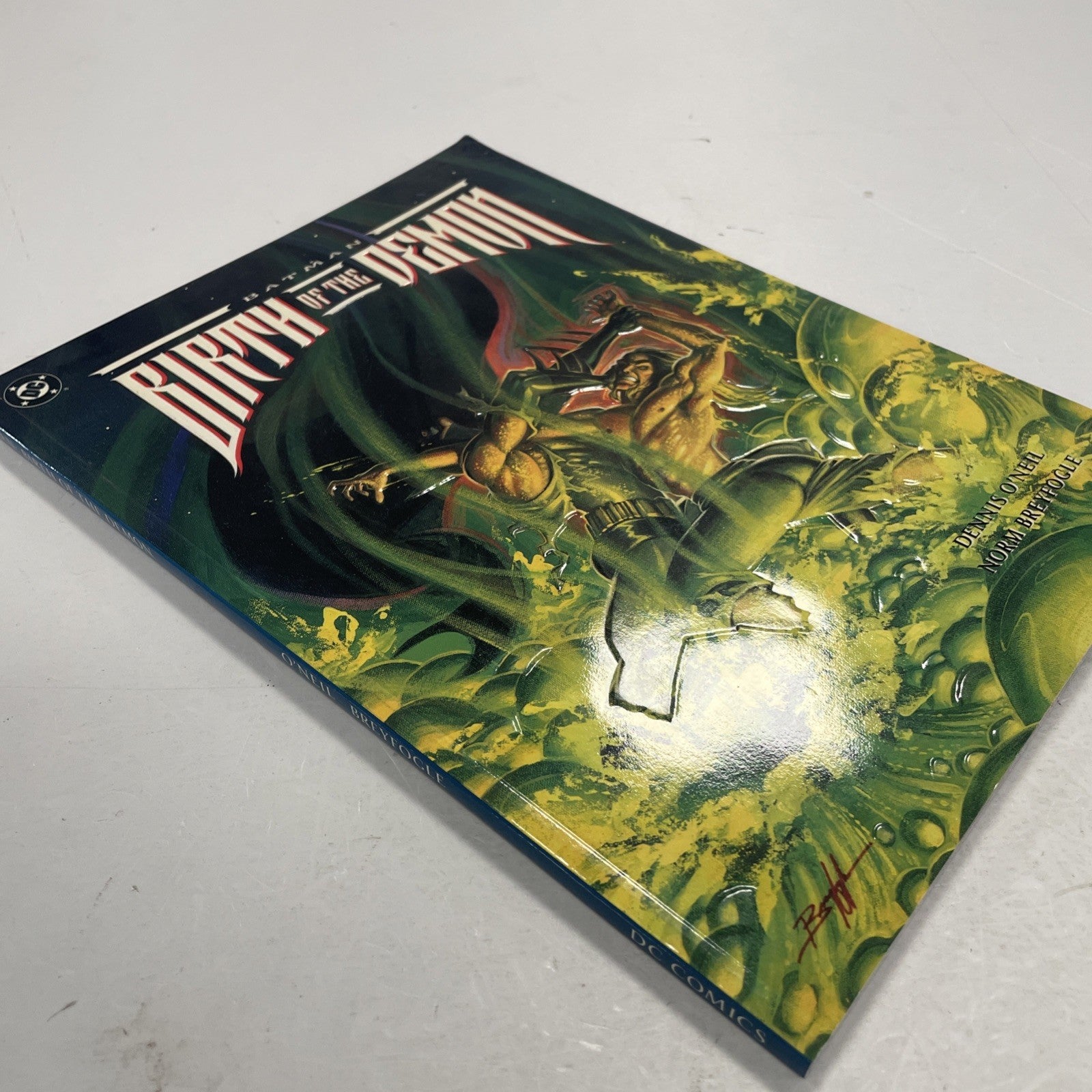 Batman: Birth of the Demon 1993 First Paperback Edition (Embossed Cover)3