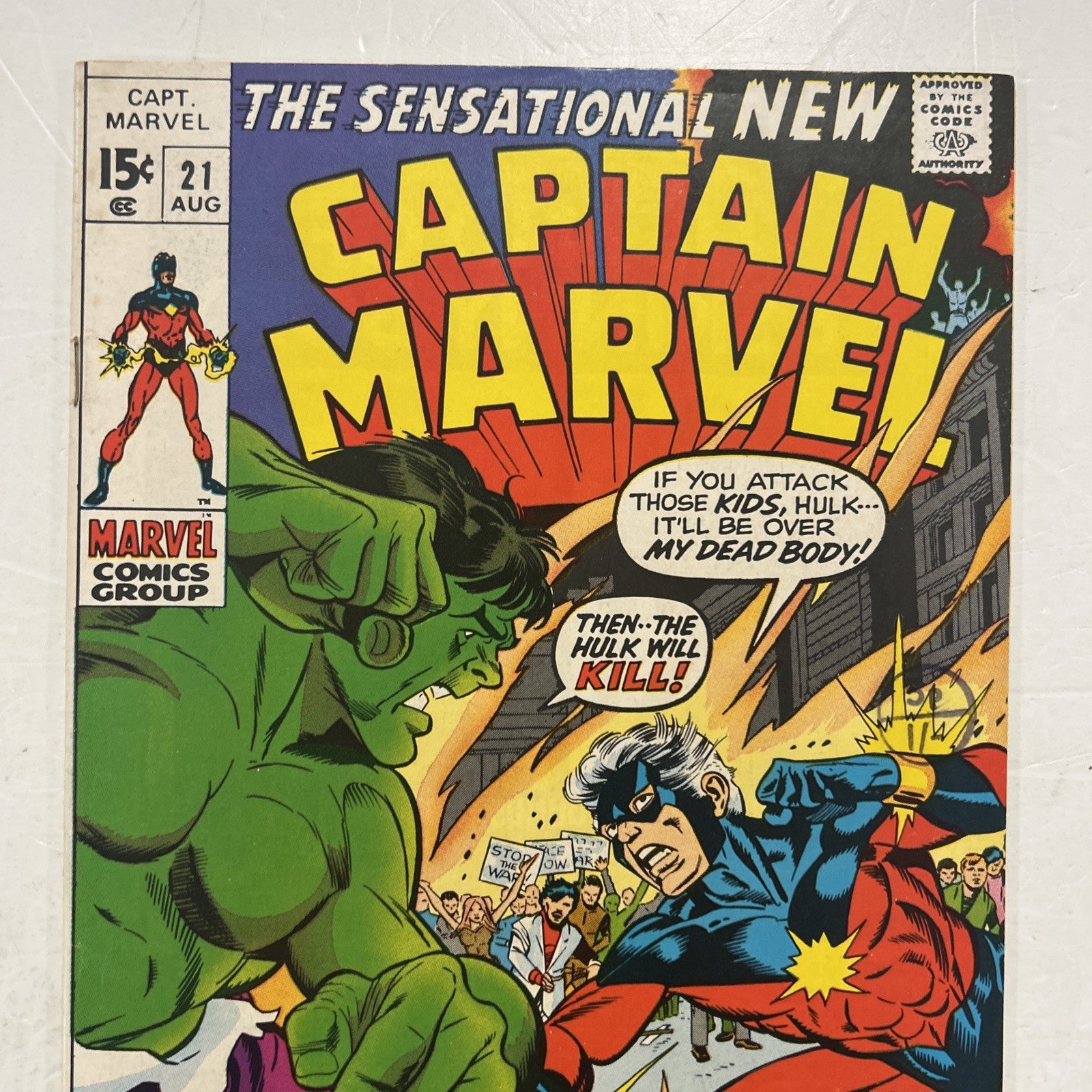 Captain Marvel #21 1971 FN/VF1