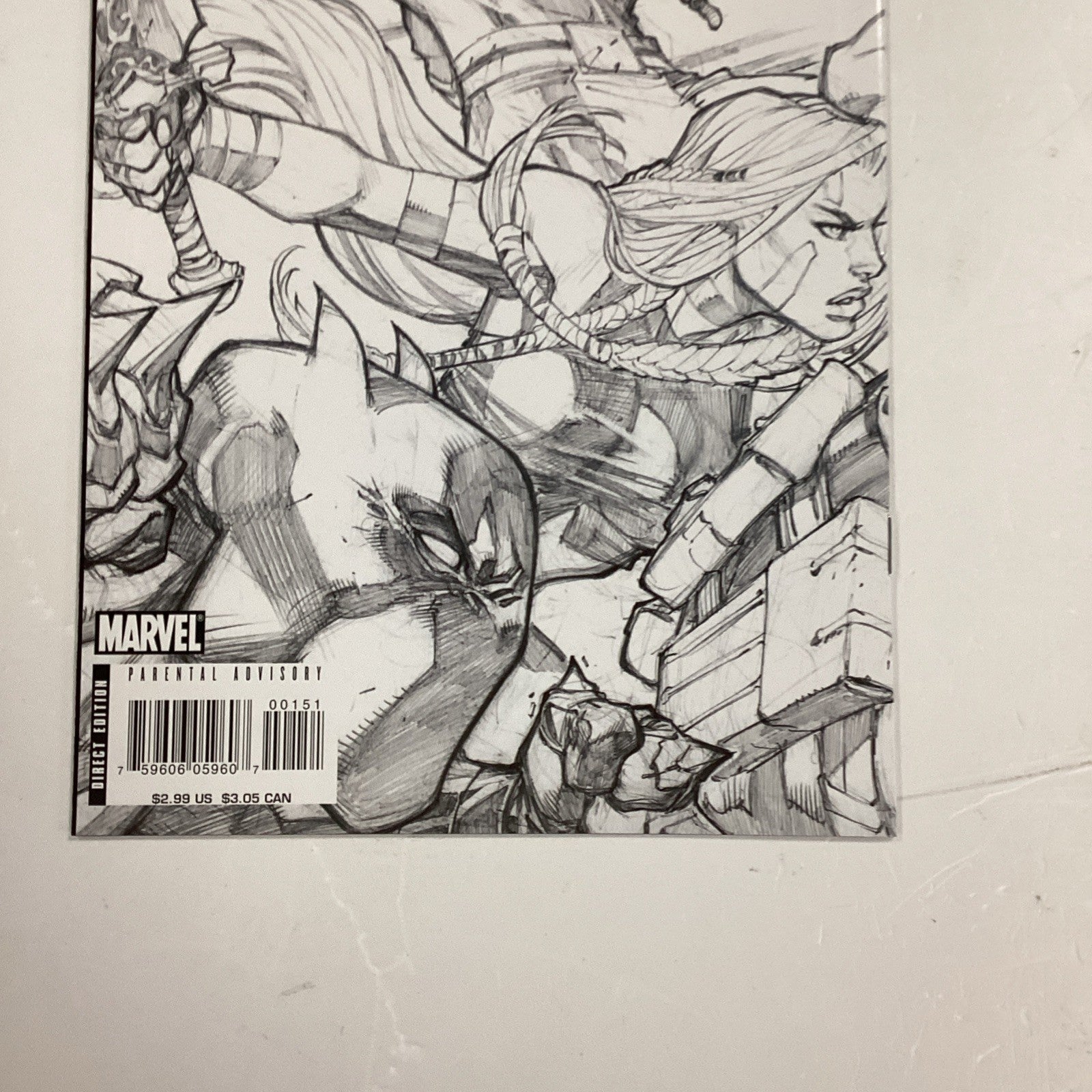 Ultimates 3 #1 2008 NM Heroes Sketch Variant6