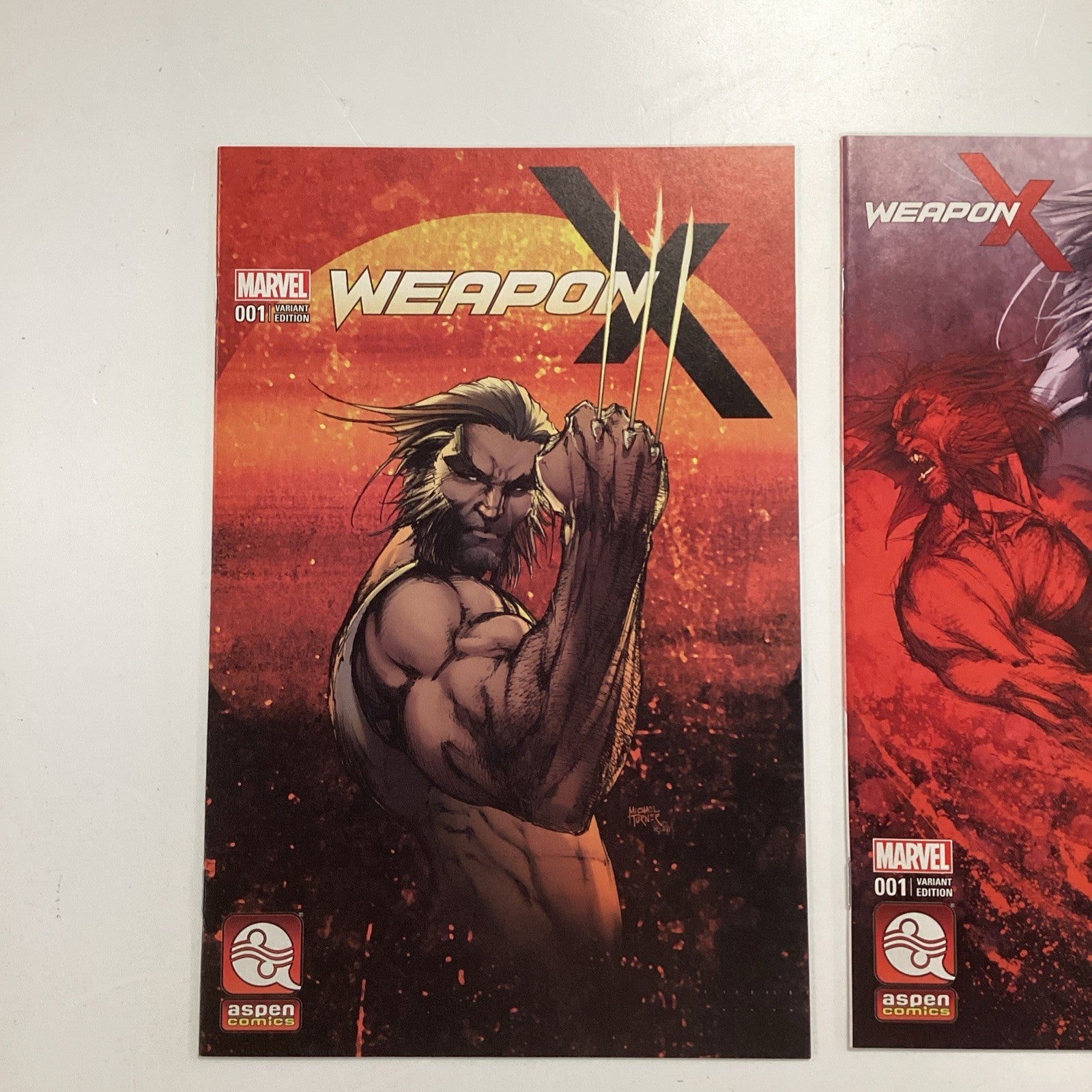 Weapon X #1 2017 NM Aspen Michael Turner Variant A & B Set1