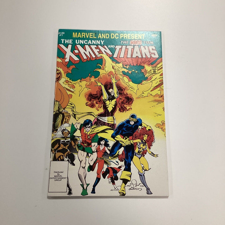 Marvel DC Present The Uncanny X-men New Teen Titans #1 1982 VF/NM 3