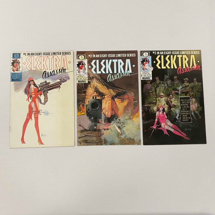 Elektra #1-8 1986 VF Complete Frank Miller, Bill Sienkiewicz