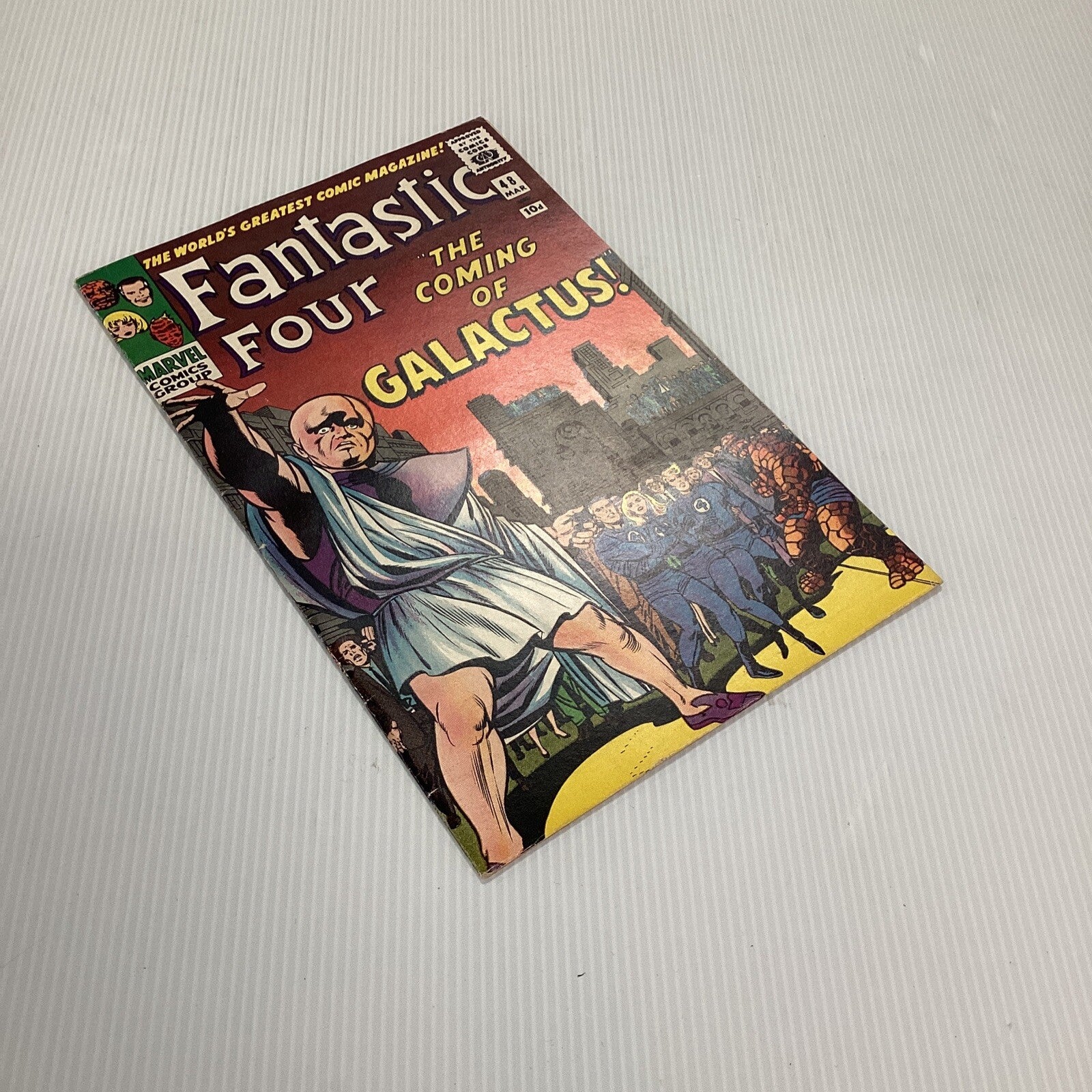 Fantastic Four #48 VF- 1966 Comic Pence Copy5