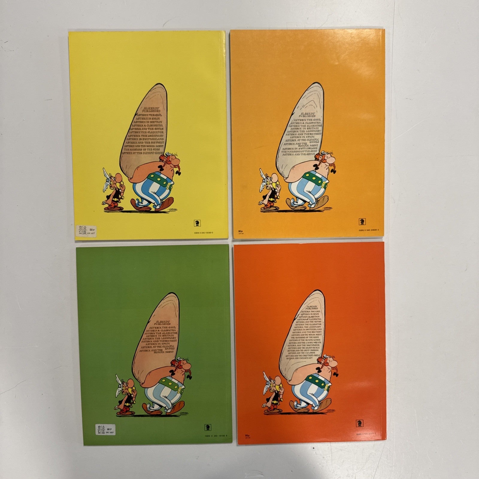 Asterix 13 Books 1970s - 80s earlier prints Goscinny Uderzo **3