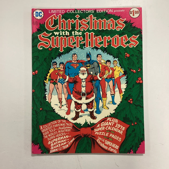 DC Limited Collectors Edition Christmas with the Superheroes 1975 VF (2)0