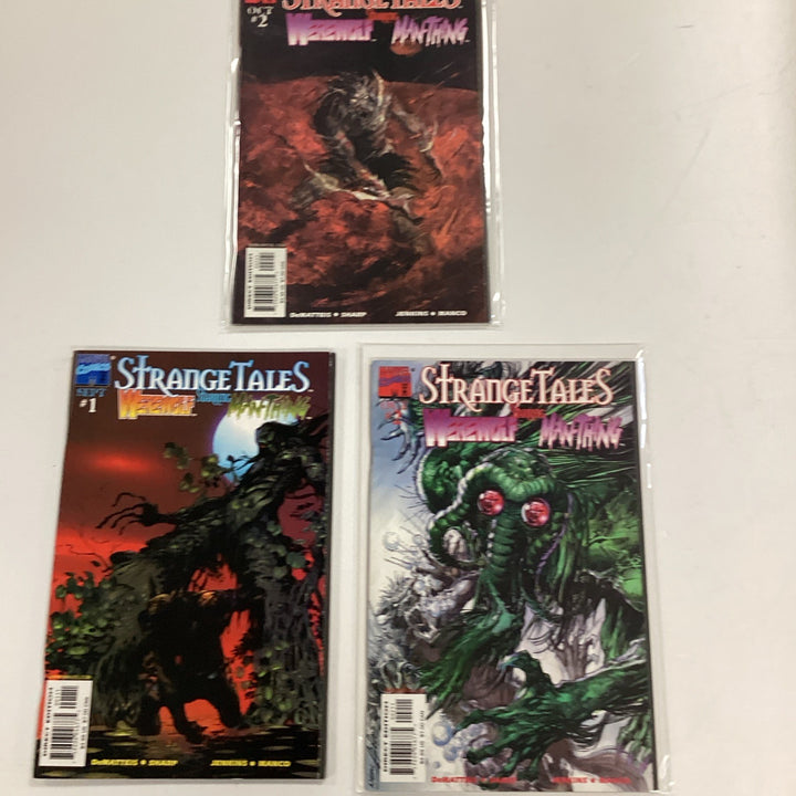 Strange Tales Starring Werewolf By Night & Man-thing #1 & #2 1998 VF & Variant0