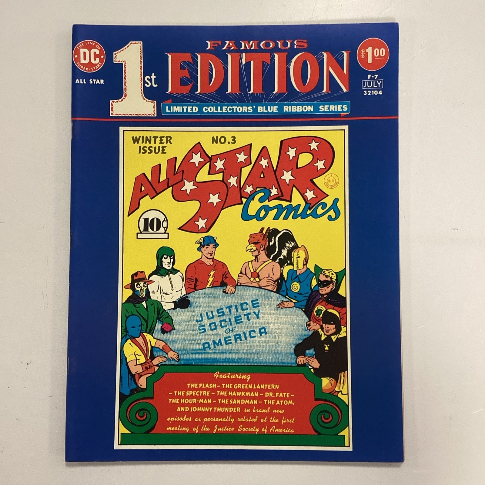 DC Famous 1st Edition All Star Comics #3 1975 VF+ Justice Society0