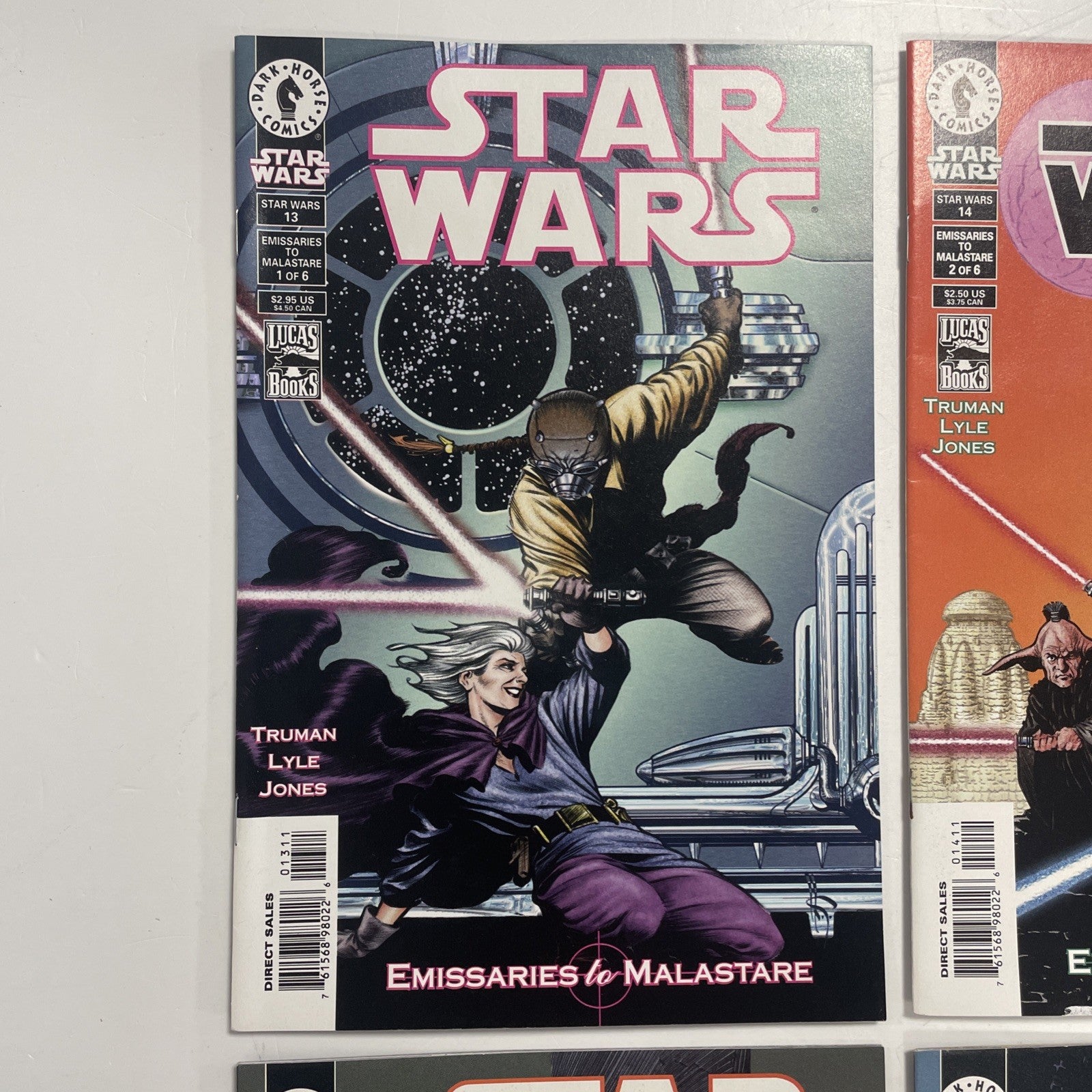 Star Wars #13-18 Emissaries To Malastare #1-6 1999 Complete Set Dark Horse Comic1